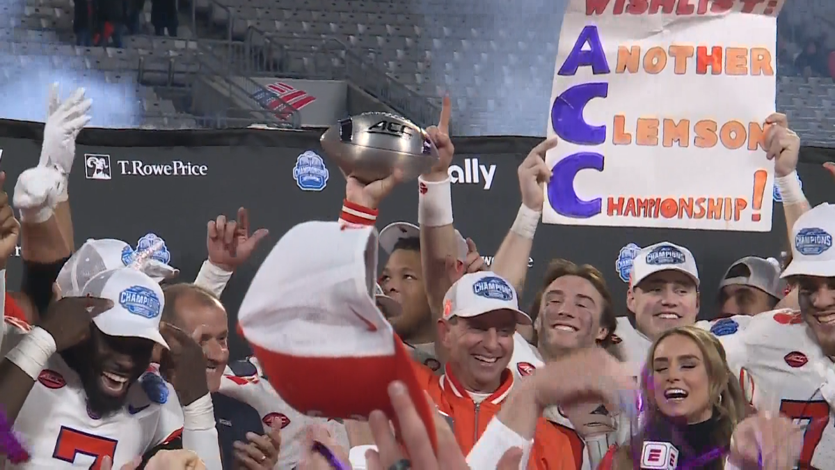 Clemson football team picked by media to win ACC title