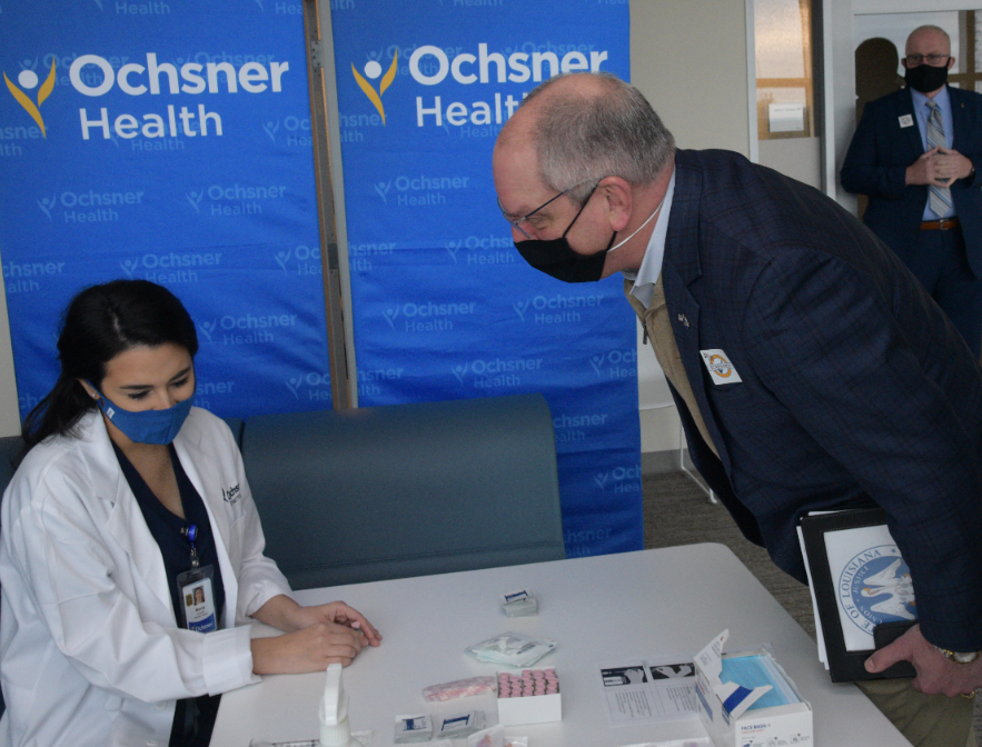 SLIDESHOW: Ochsner Administers First Doses Of COVID-19 Vaccine