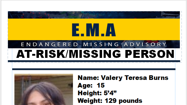 Oklahoma City police searching for missing 15-year-old girl