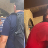 Jason Varitek surprised a fan at Canobie Lake Park