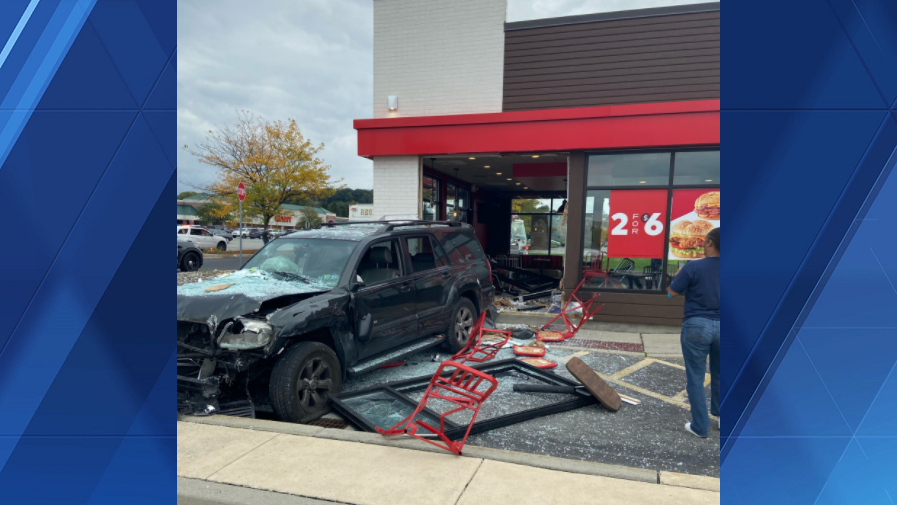 Vehicle crashes into Arby's in York County