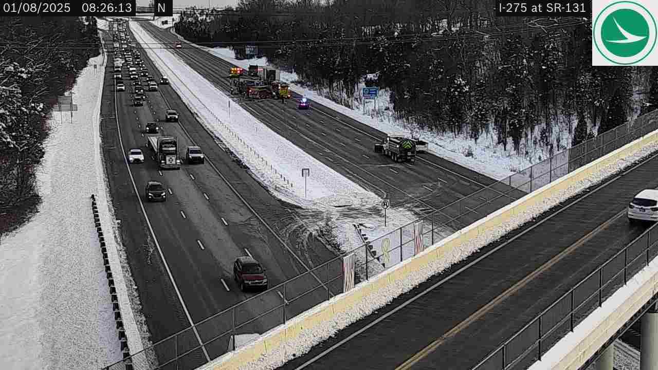 All lanes open after semi-truck fire on I-275 in Milford