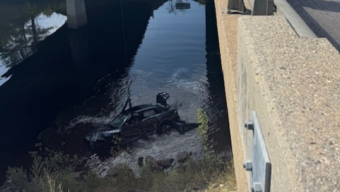 Maine man swims away after driving off the road into a stream