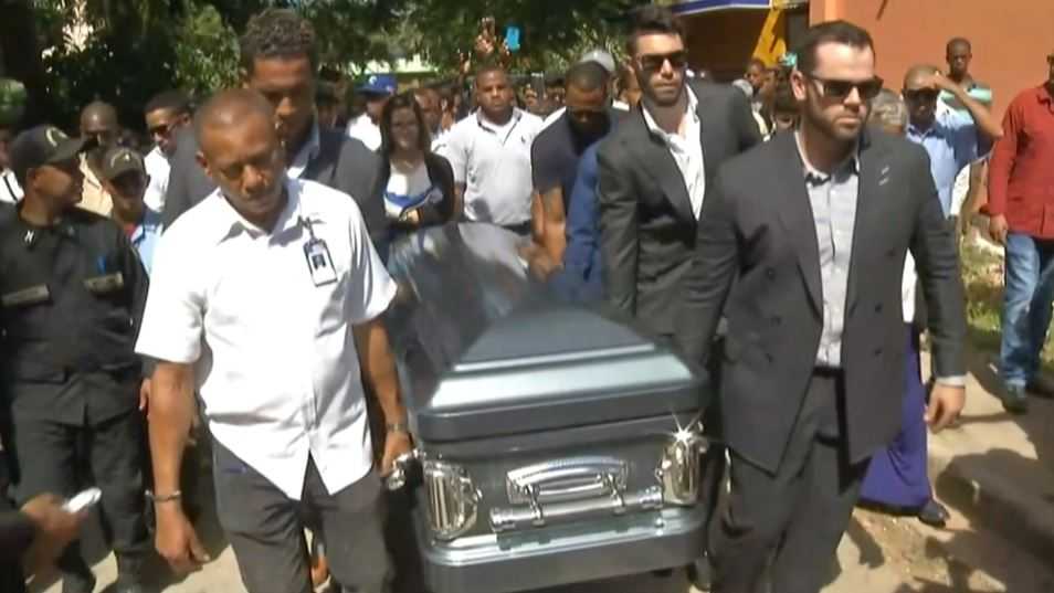 Yordano Ventura's funeral in Dominican Republic
