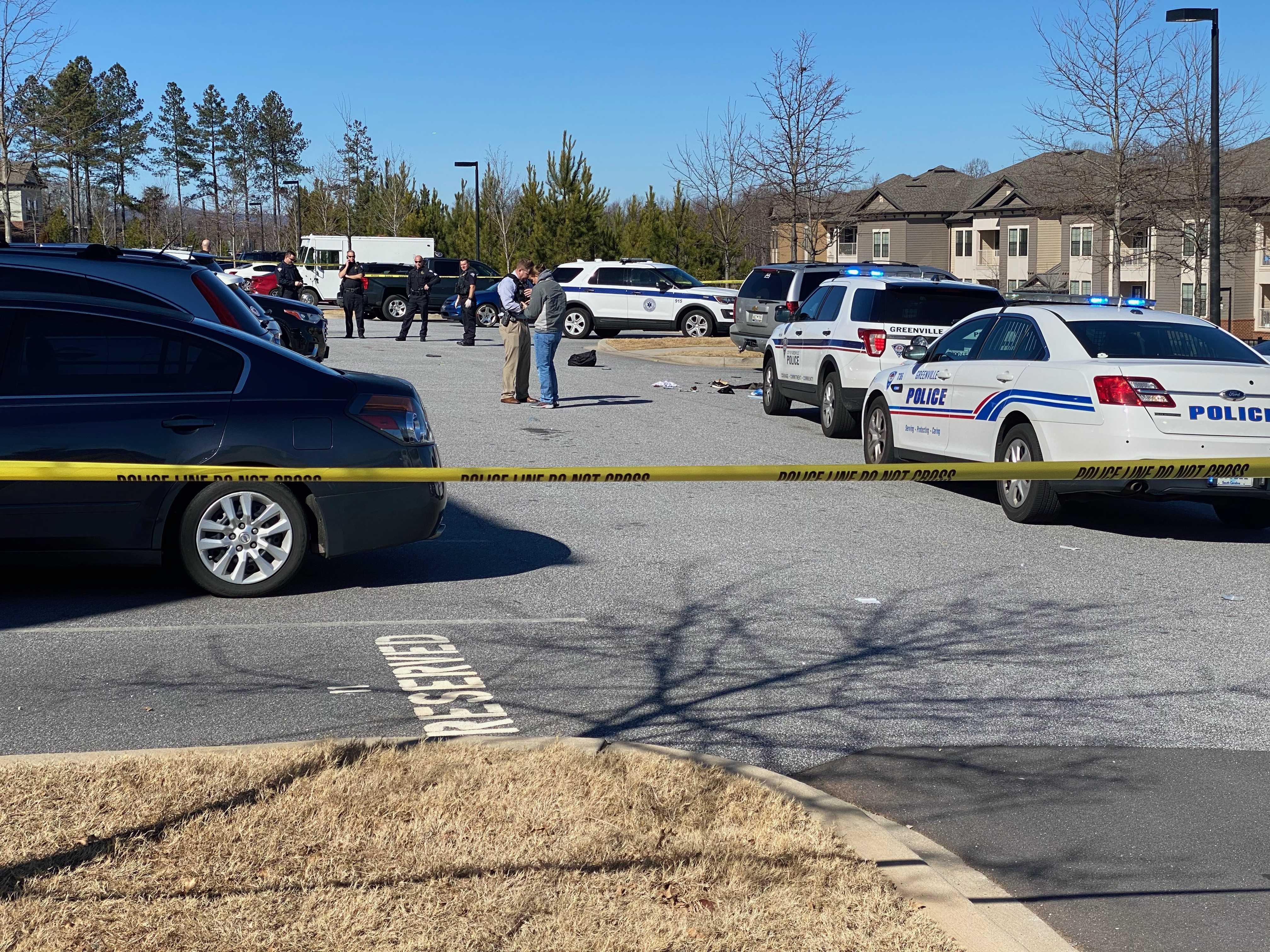 Officers Respond To Shooting At Greenville Apartment Complex