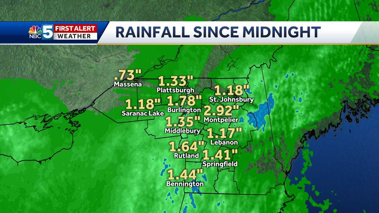 Burlington Records More Rainfall In A Single Day Than In Previous 50 ...