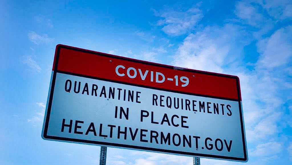 Coronavirus updates Vermont installing new signs at state border to