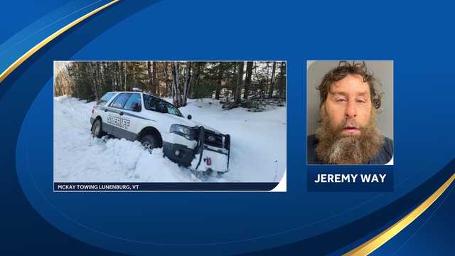 Man allegedly steals, crashes police cruiser in Vermont - Vimarsana News