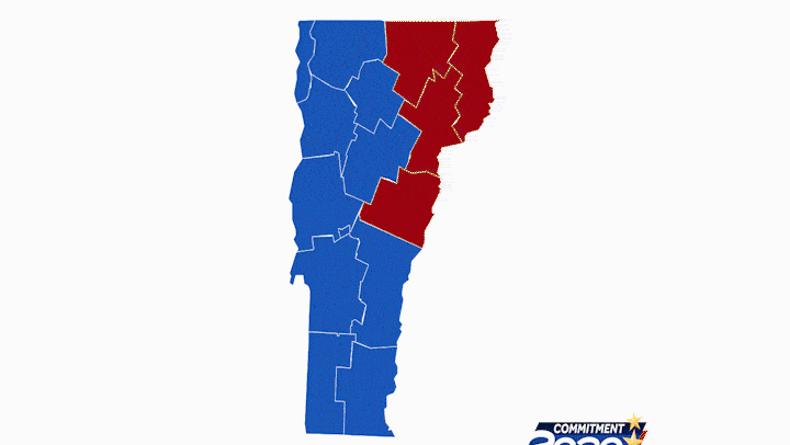 Election 2020 How Vermont Has Voted For President In The Past 4451