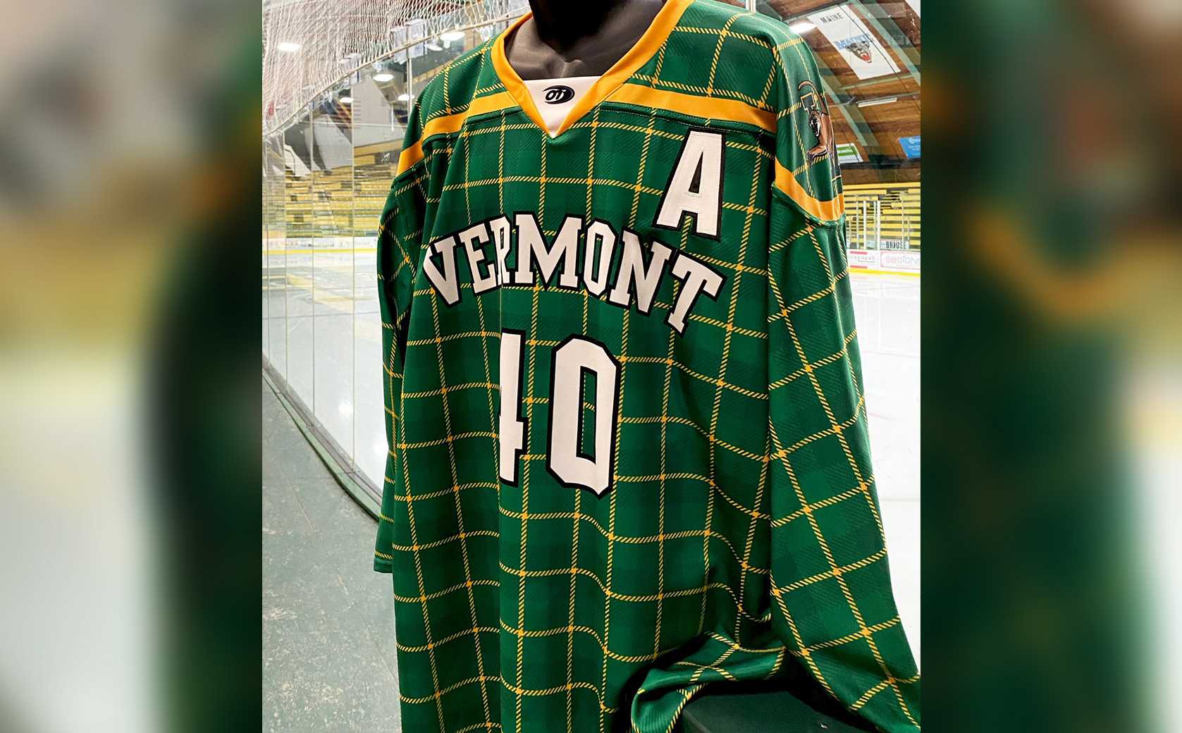 flannel hockey jersey
