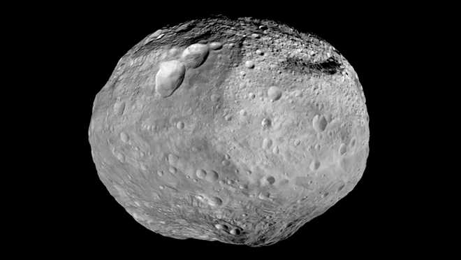 NASA&#x27;s&#x20;Dawn&#x20;spacecraft&#x20;studied&#x20;the&#x20;giant&#x20;asteroid&#x20;Vesta&#x20;from&#x20;July&#x20;2011&#x20;to&#x20;September&#x20;2012.