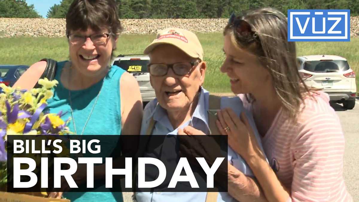 Bill celebrates his 100th birthday, makes everyone smile