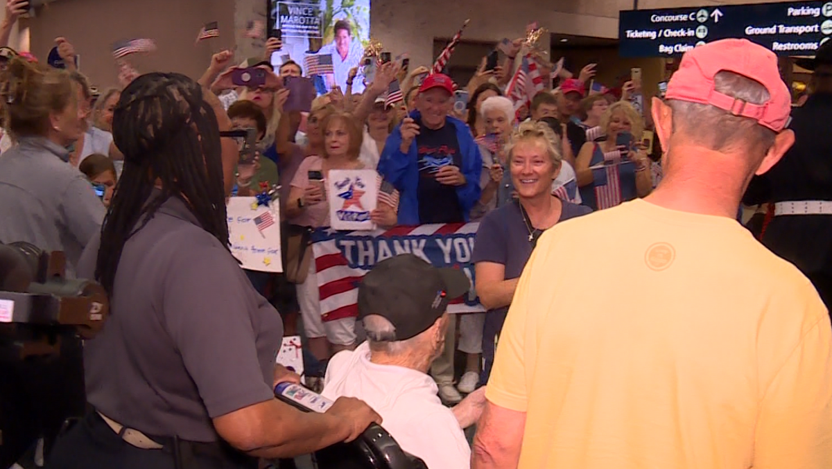 World War II veterans from Florida welcomed home following 80th D-Day ...