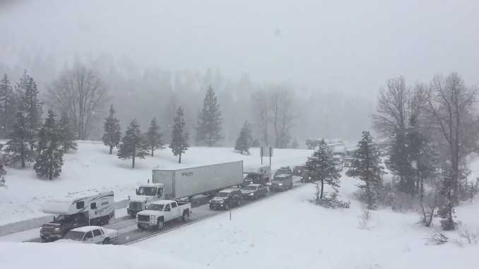 I-80 in Sierra reopens, but snowy conditions continue
