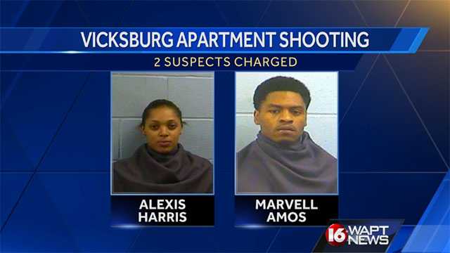2 arrested in shooting at Vicksburg apartment