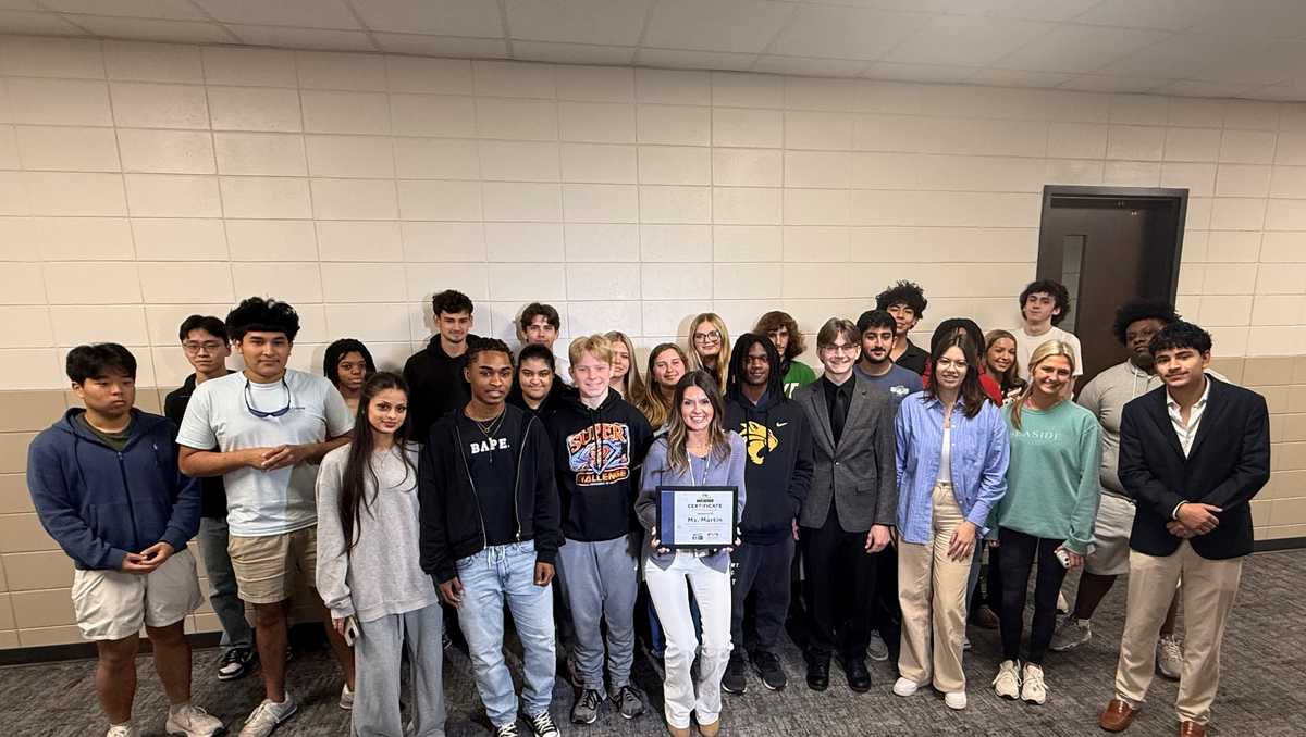 Victoria Martin fulfills her dream of teaching math at Richmond Hill High