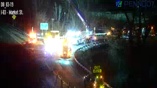 Crash closes I-83 exit ramp in Spring Garden Township
