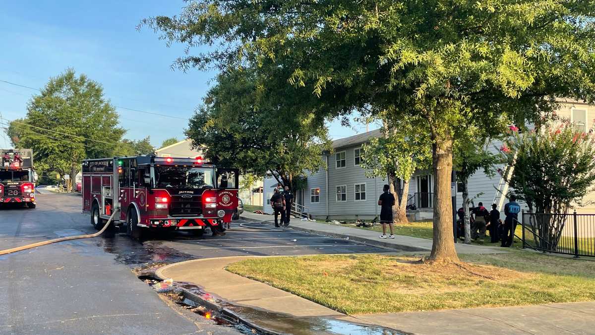 Child hospitalized with smoke inhalation after apartment fire