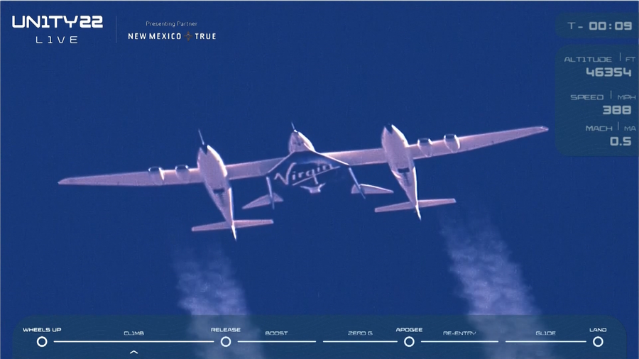 Virgin Galactic launches into space (file photo)