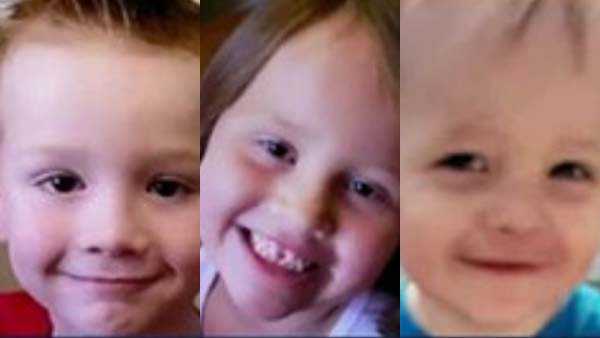 Three children from an AMBER Alert in Roanoke County, Virginia, were found safe Wednesday.