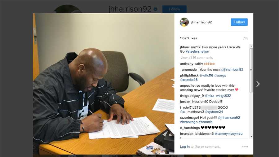 James Harrison Agrees to New 2-Year Contract with Pittsburgh