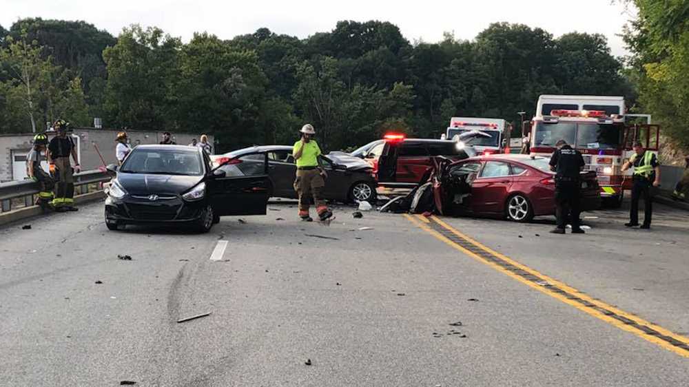 Crash with multiple injuries shuts down Route 8 in Shaler Township