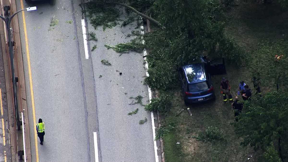 Bigelow Boulevard crash near downtown Pittsburgh