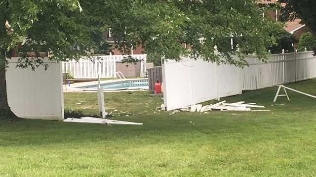 Driver dies in crash into swimming pool in Plum