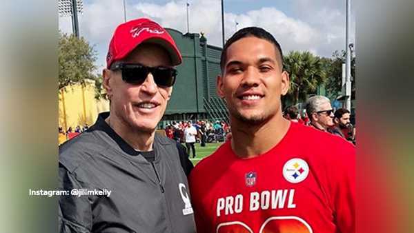 Buffalo Bills - Jim Kelly and Pittsburgh Steelers RB James Conner both beat  cancer and are representing Team AFC at the 2019 Pro Bowl. 