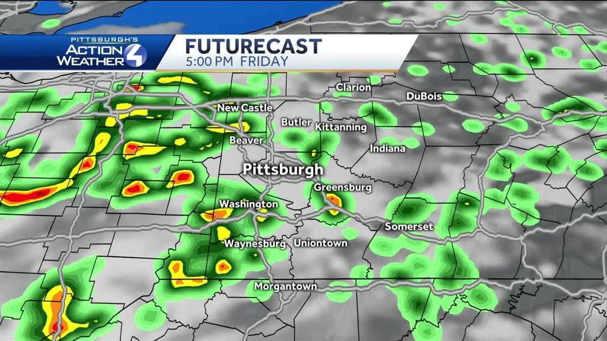 Pittsburgh's Action Weather forecast Rain picks up later