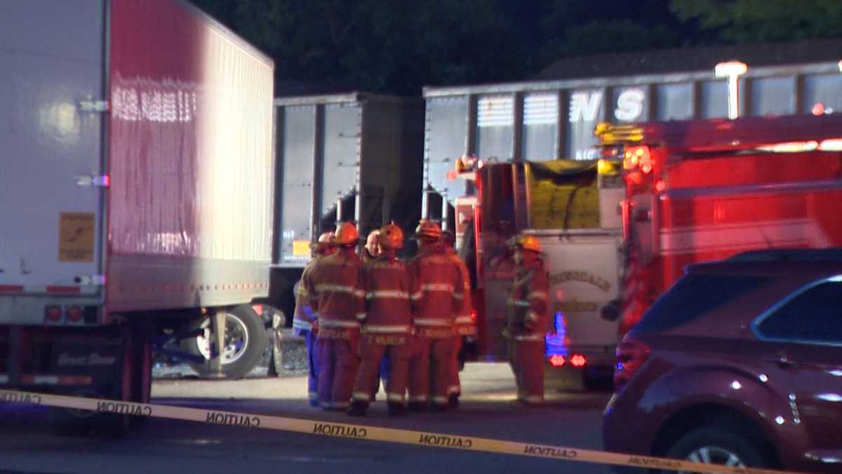 Driver dies after accident involving tractor-trailer, train in Cheswick