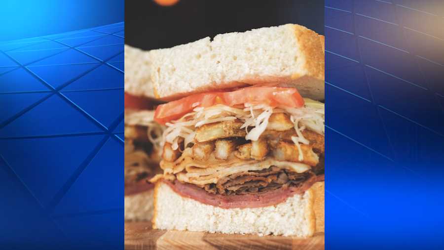 "The Captain" sandwich is named for Pittsburgh Penguins star Sidney Crosby.