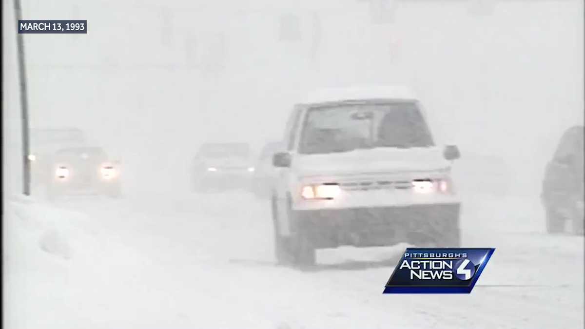 28 years ago: The blizzard of 1993 hit Pittsburgh