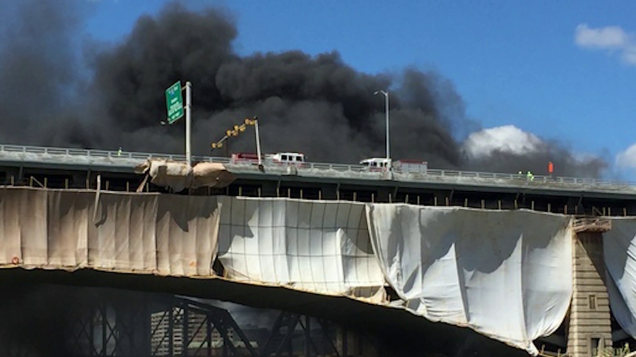 Liberty Bridge fire