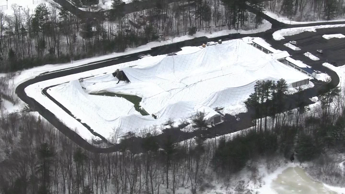 Dome at Milford's The Hampshire Dome complex collapses