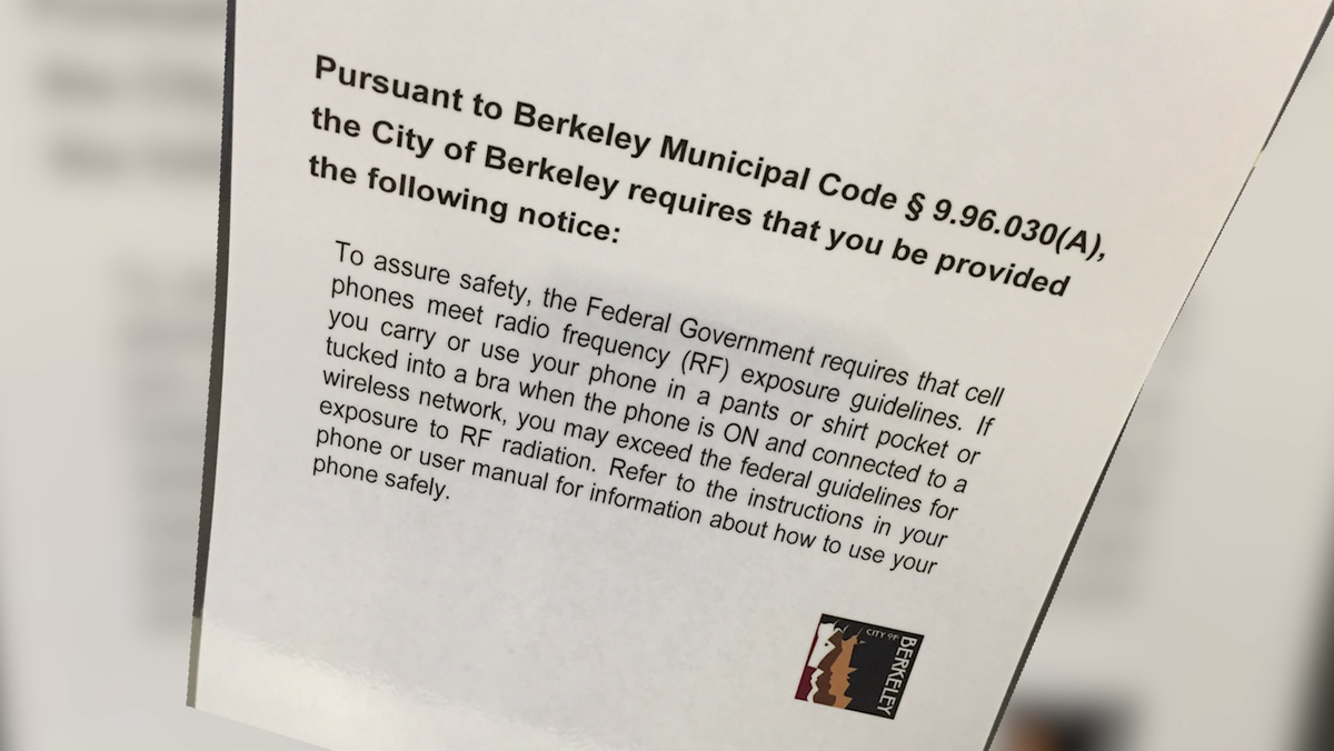 How this sign put Berkeley in the center of the cellphone safety debate