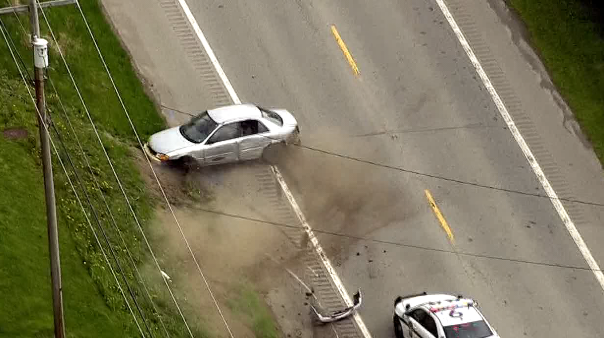 ONLY ON 4 VIDEO: Driver in custody after multi-county police chase ends ...