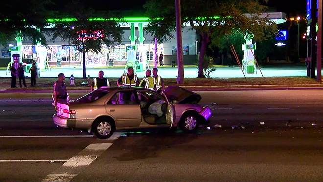 Man arrested after crashing into OCSO vehicle