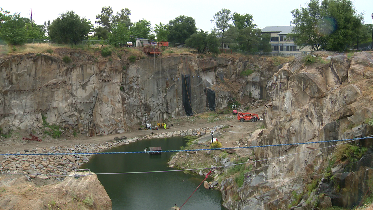 Crews transform Rocklin quarry into zip line, adventure paradise