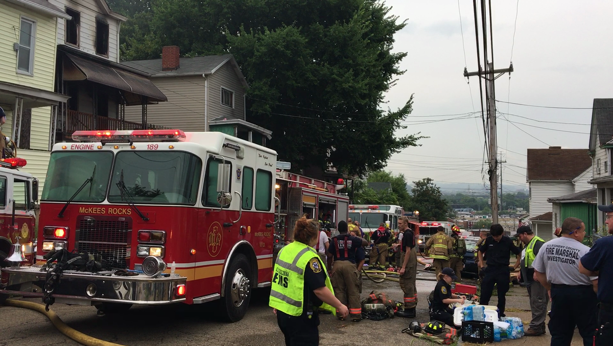 Officials investigating fire in McKees Rocks