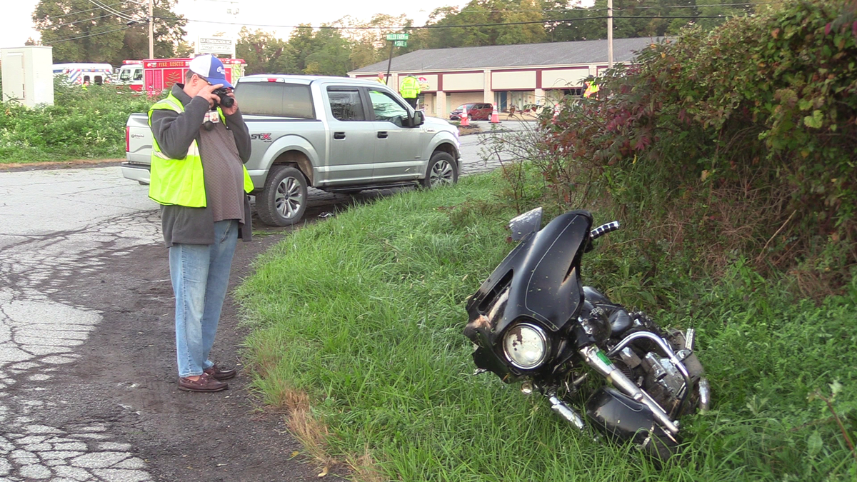 Coroner called to scene of motorcycle crash in Lawrence County