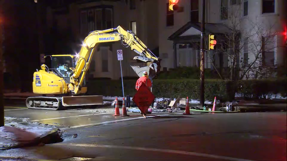 Crews working to repair two water leaks in Shadyside