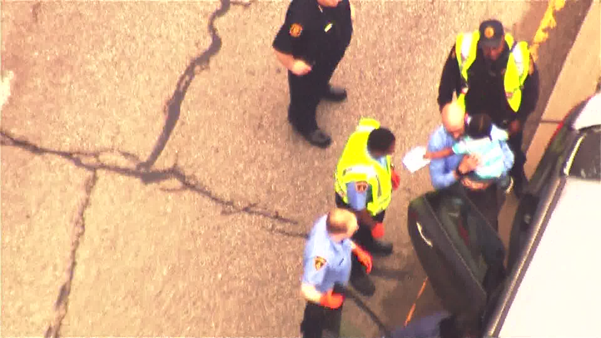 Baby and toddler removed from car after crash in Duquesne Heights