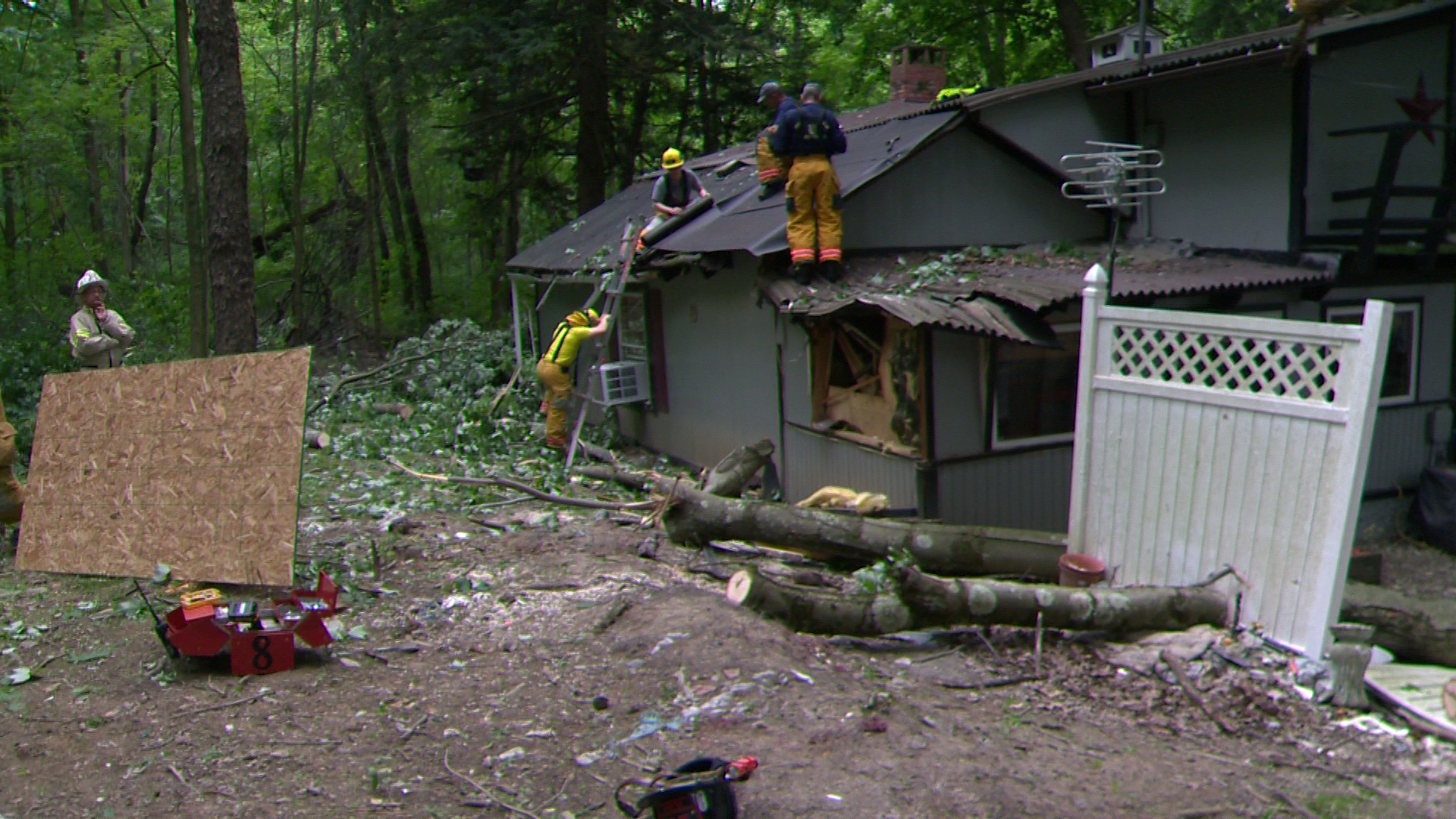 Tree Comes Down On Home In Westmoreland County