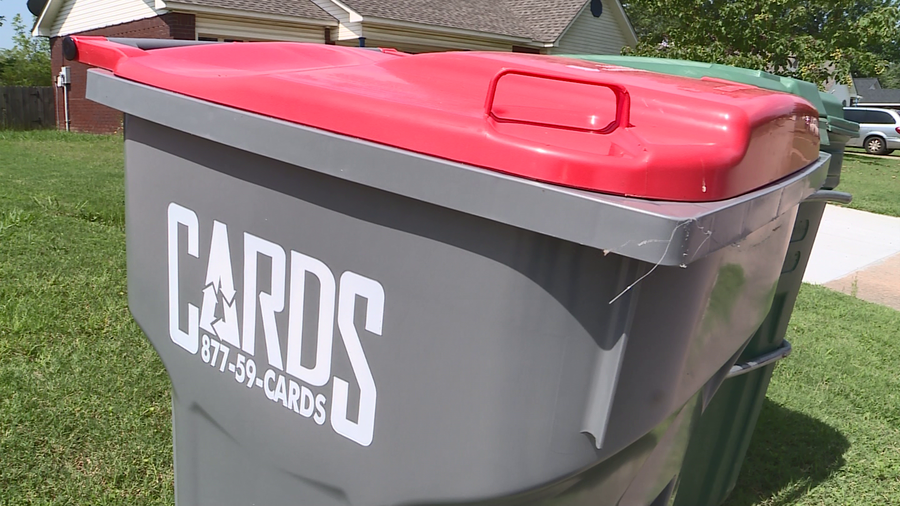 Residents received new trash carts