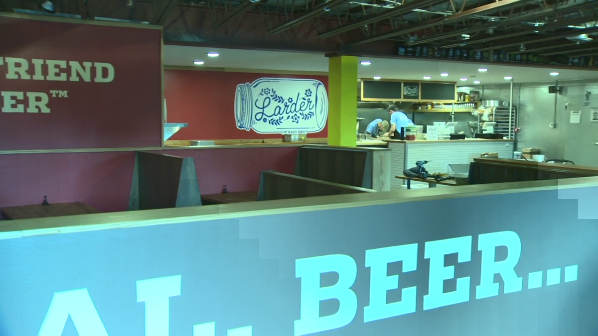 Larder of East End restaurant opens inside East End Brewing Company