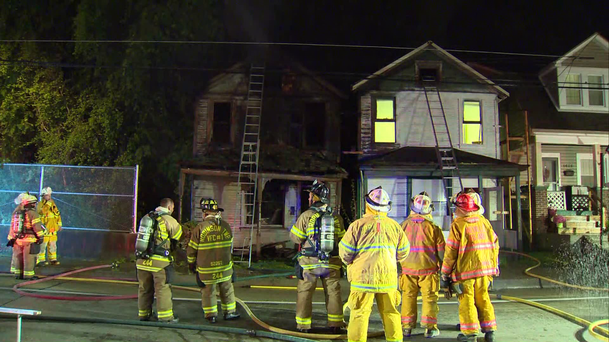 House destroyed by fire in Coraopolis