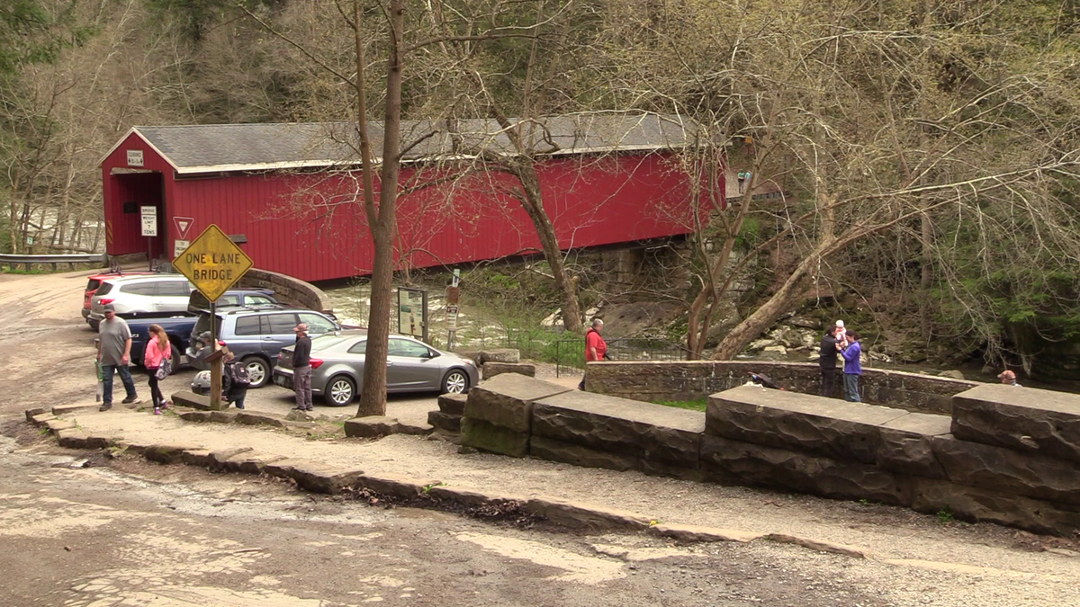 Crews searching for person who fell into creek at McConnells Mill State