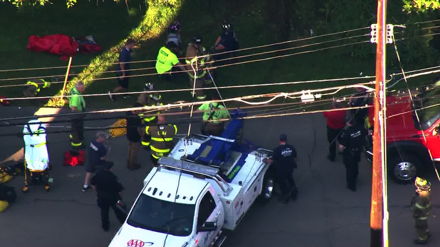 Rescue underway after vehicle goes over hillside in Shaler