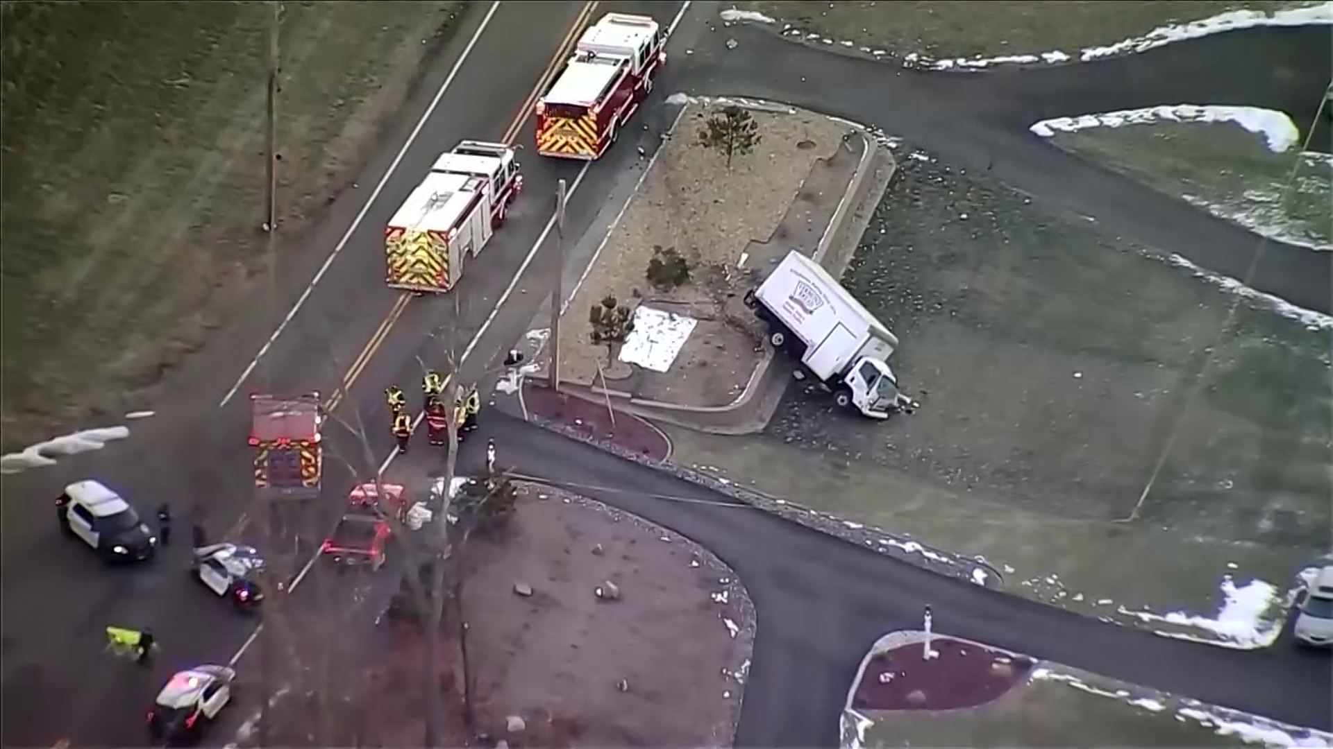 Box Truck Crash Snarls Traffic In Ayer